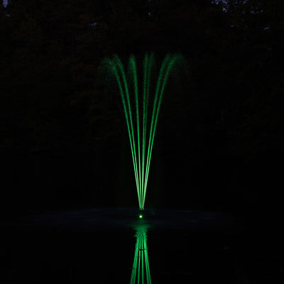 Floating Fountain RGB Illumination Set Green light