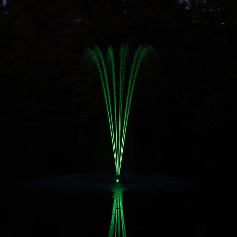 Floating Fountain RGB Illumination Set Green light