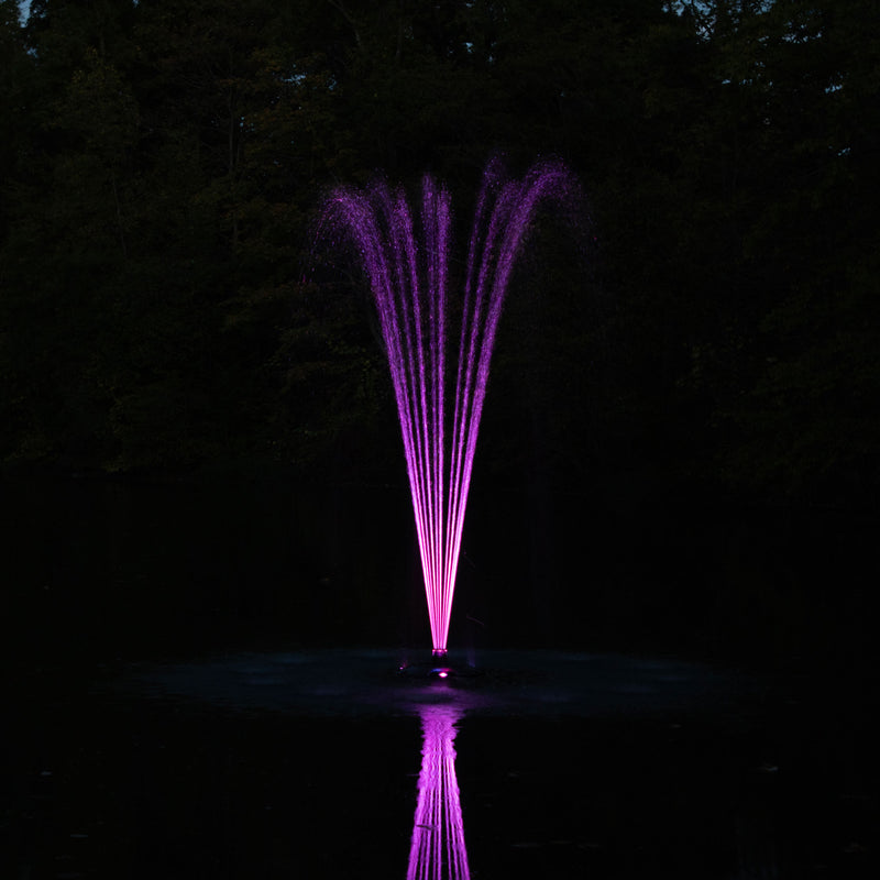 Floating Fountain RGB Illumination Set Purple light