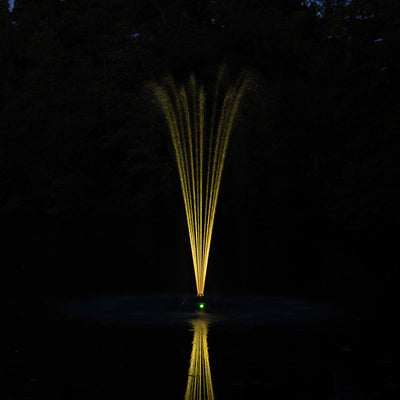 Floating Fountain RGB Illumination Set Yellow light