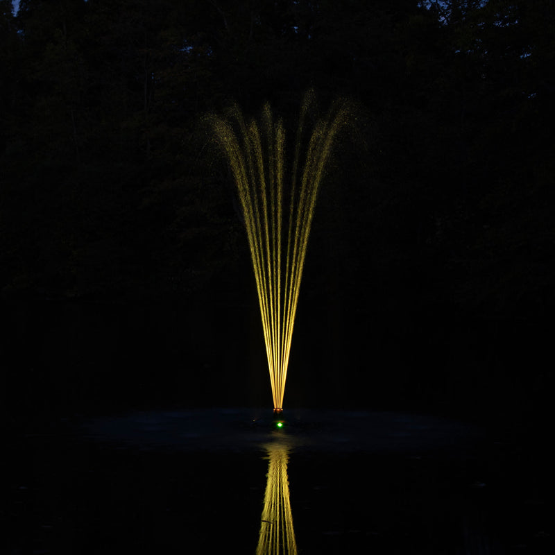 Floating Fountain RGB Illumination Set Yellow light