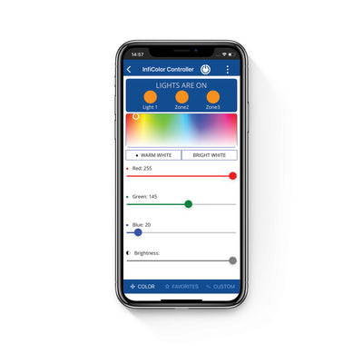 InfiColor 3 Light Wiring Kit Atlantic Control App