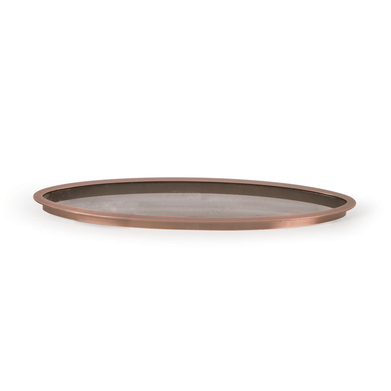 24" Copper-Finish Splash Ring front view