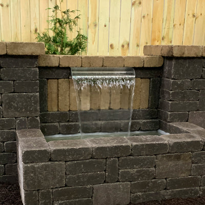 24" Stainless Steel Spillway with Liner in use