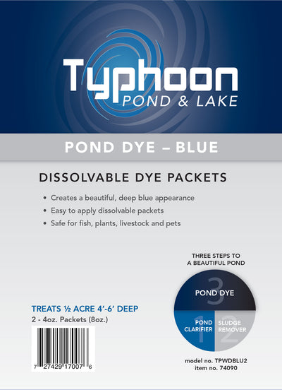 Pond Dye - 2 Pack Blue Packaging Front