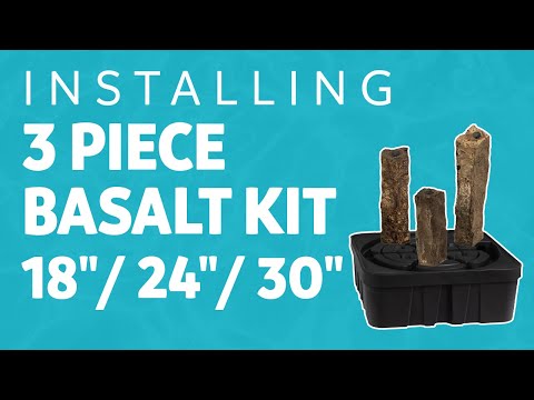 Installing 3 Piece Natural Basalt Kit Video