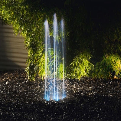 Water Quintet combines water and light for visual interest in the landscape