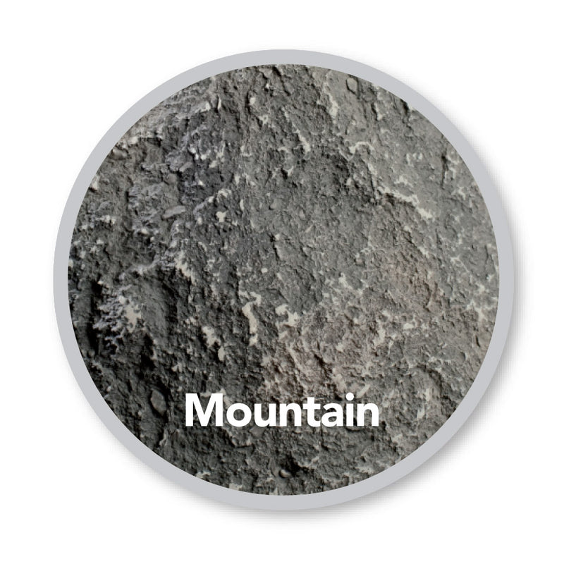 Medium Rock Lid - Mountain Up close view of texture
