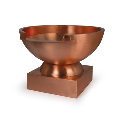 Copper Pedestal for Copper Bowls Pedestal with bowl