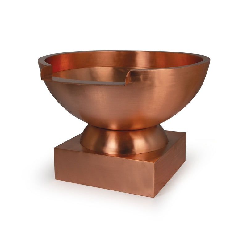 Copper Pedestal for Copper Bowls Pedestal with bowl