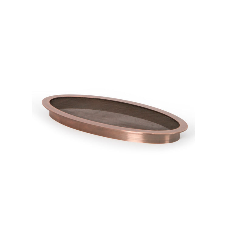 12" Copper-Finish Splash Ring