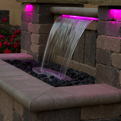 6" Color Changing Colorfalls In use at night