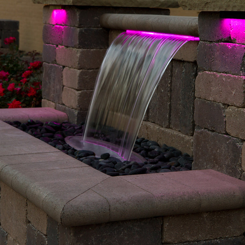 36" Color Changing Colorfalls In use at night
