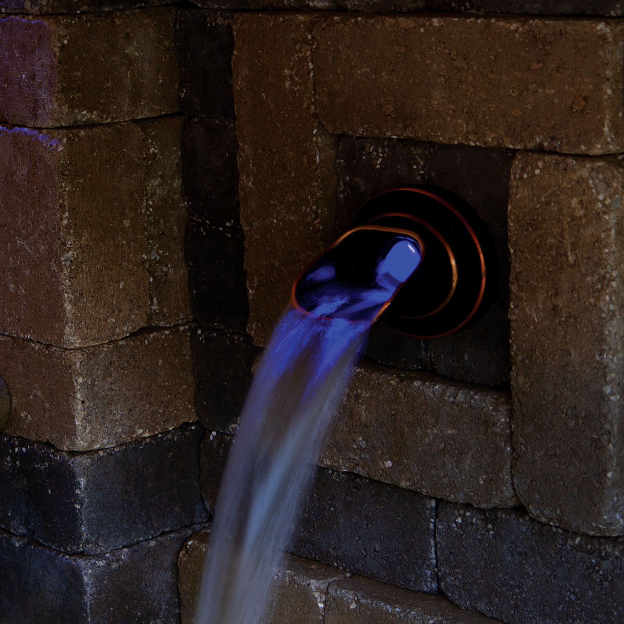 Bronze-Finish Olivett Wall Spout - Thumbnail 5