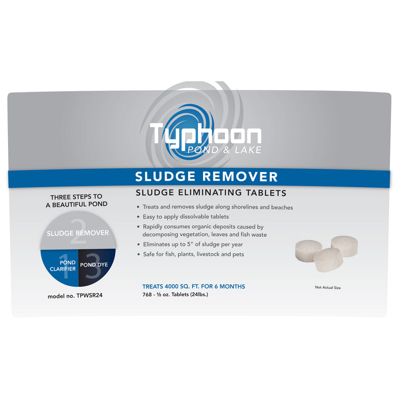 Sludge Remover 24lbs. Front of product label