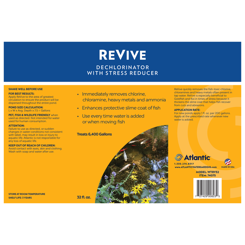 ReVive 32 oz. Product label