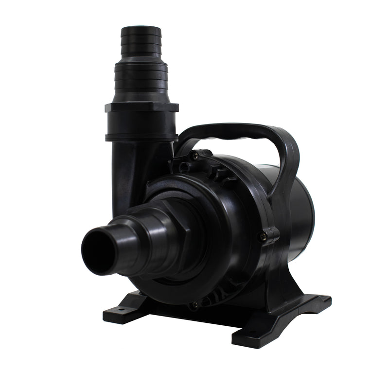 1 and 1.5" ID Tubing Adapter for Waterfall Pump 1650 / 2300 - atlanticoase Side view of pump